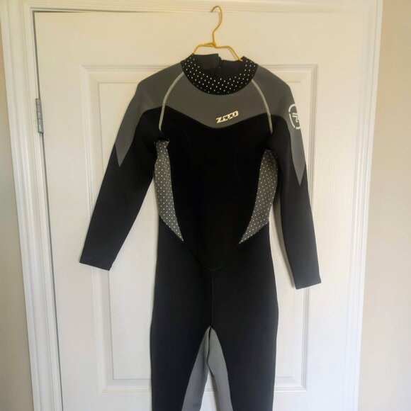 New ZCCO Women's Girl's Full Body Back Zip Neoprene Wetsuit - Picture 1 of 3